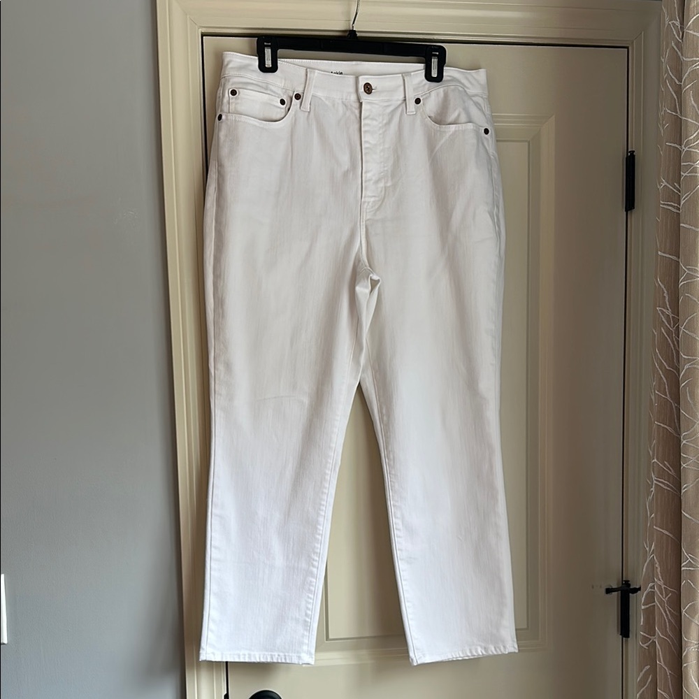 Talbots White Straight Leg Jeans
